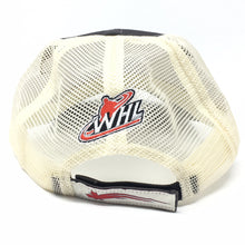 Load image into Gallery viewer, Rear view of WHL Vancouver Giants Mesh Snapback Hat
