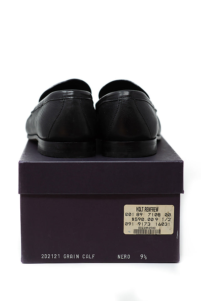 Prada Nero 2D 2121 Grain Calf Shoes Size 9.5 Mens with Box
