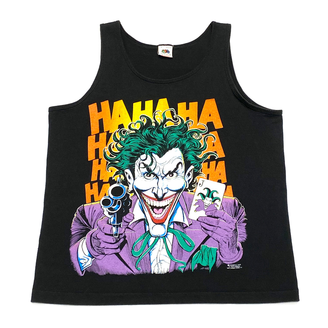 Vintage 1989 Joker Single Stitch Tank Top Mens Large