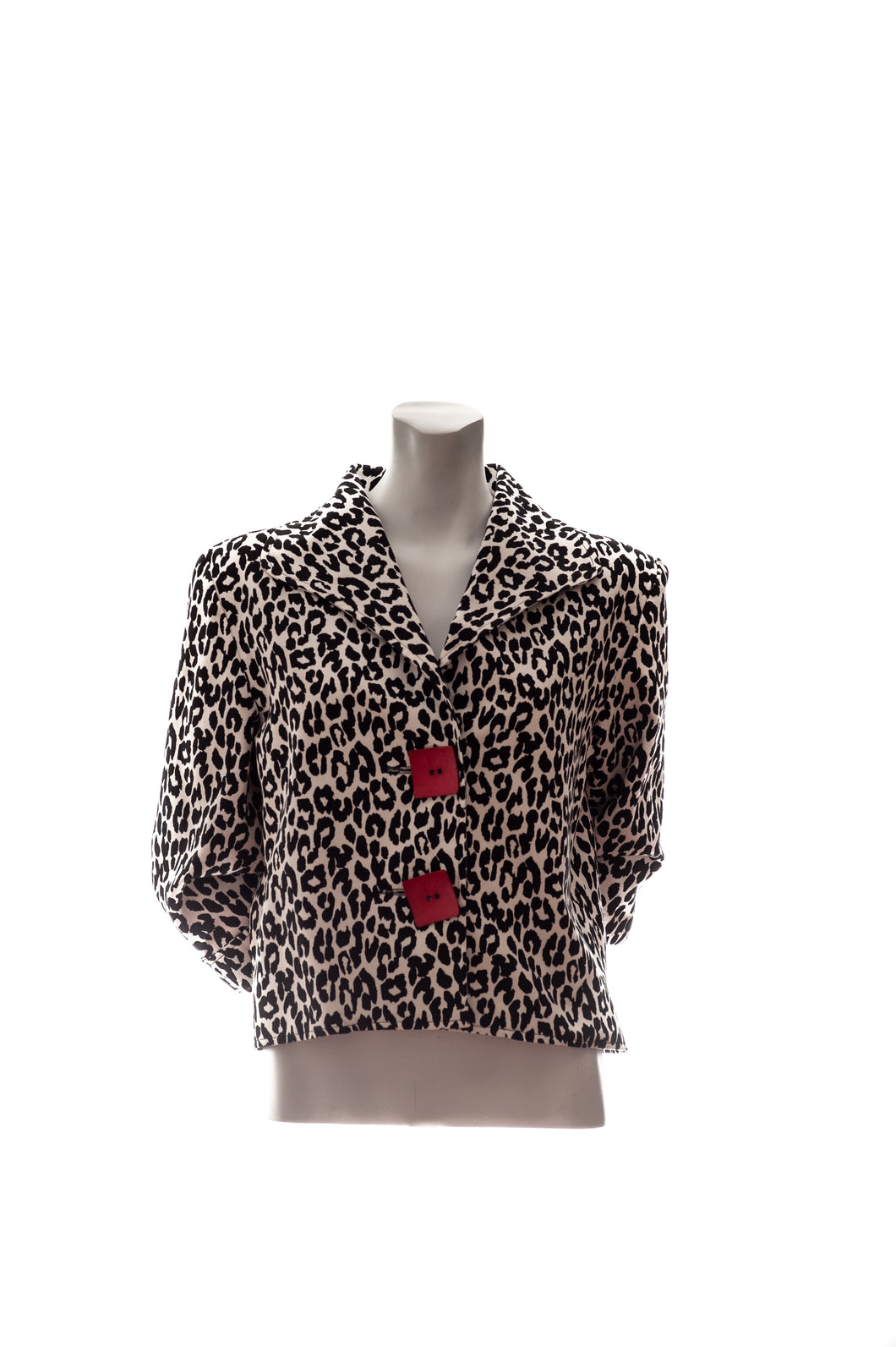 Vintage 80's Painted Pony Animal Print Blazer Jacket Womens Medium