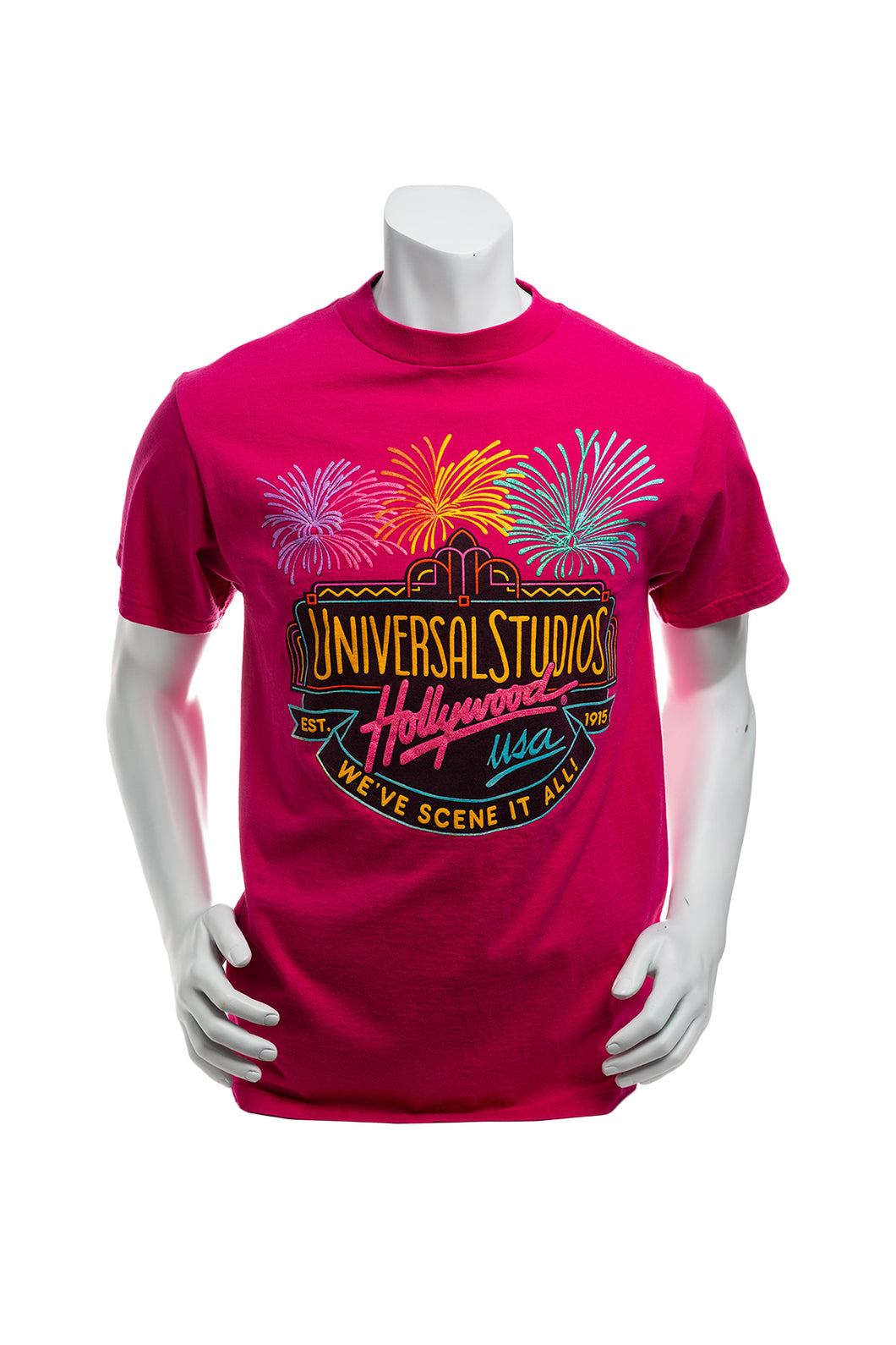 Vintage 90's Universal Studios Hollywood Puffy Paint T-Shirt Men's Medium