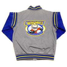 Load image into Gallery viewer, Disney Store Exclusive The Incredibles Dash Varsity Bomber Jacket Kids Medium
