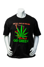 Load image into Gallery viewer, Vintage 90&#39;s Get BC Out of the Red... Go Green Pot Activist Single Stitch T-Shirt Men&#39;s XL
