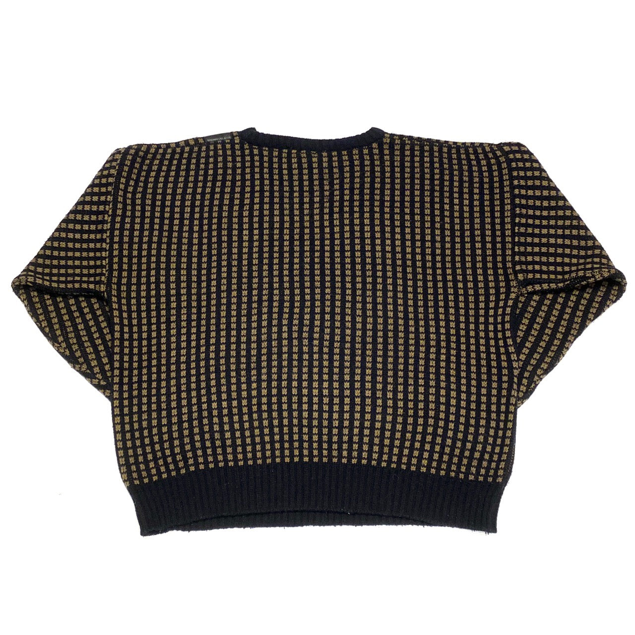 Vintage 90's Bongo Collection Leatherette Trim Sweater Mens Large