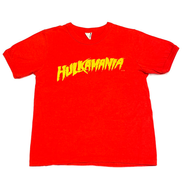 Vintage 80’s WWF Hulk Hogan Hulkamania Single Stitch Ringer T-Shirt Youth Large