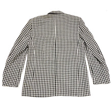 Load image into Gallery viewer, Versace Versus Black &amp; White Plaid Blazer Jacket Mens 50
