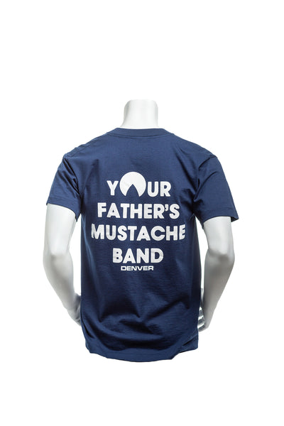 Vintage 90's Your Father's Mustache Band Denver, Colorado Single Stitch T-Shirt Men's Large