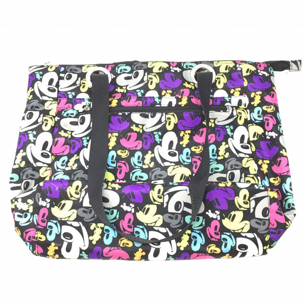 Disney Parks Mickey Mouse Neon All Over Print Tote Bag