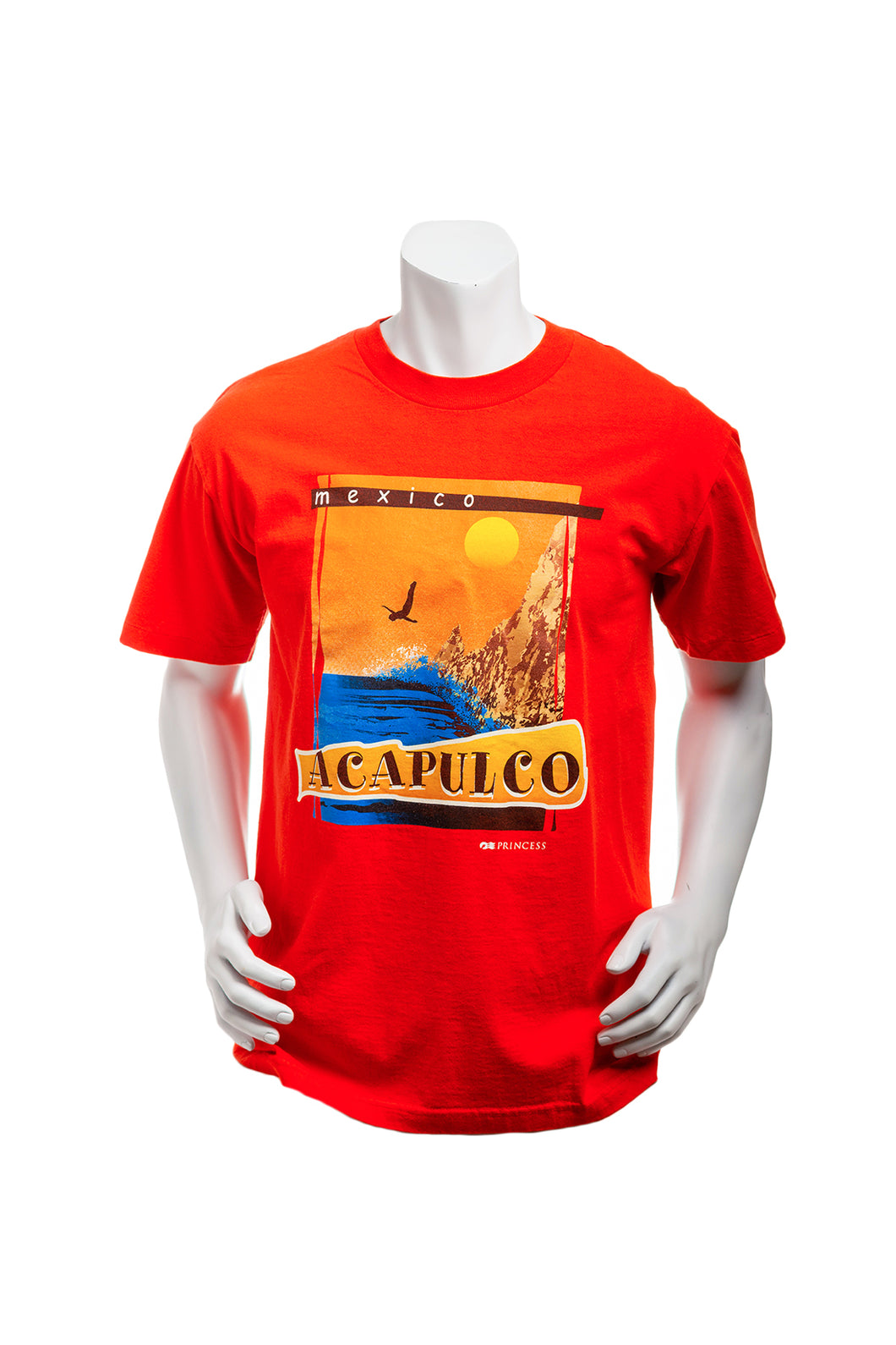 Vintage 90's Acapulco, Mexico Princess Cruise Lines Single Stitch T-Shirt Men's Large