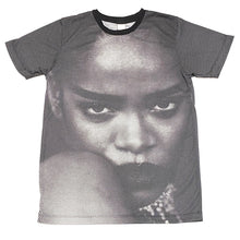 Load image into Gallery viewer, Rihanna 2016 Paolo Roversi Anti Promo Large Print Pointillism T-Shirt Womens Small
