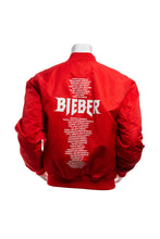 Load image into Gallery viewer, H&amp;M Justin Bieber 2017 Purpose Stadium Tour Team Bomber Jacket Men&#39;s Medium
