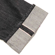 Load image into Gallery viewer, Rare Y2K Rocksmith Black Japan Selvedge Denim Jeans with Purple Stitching Mens 32

