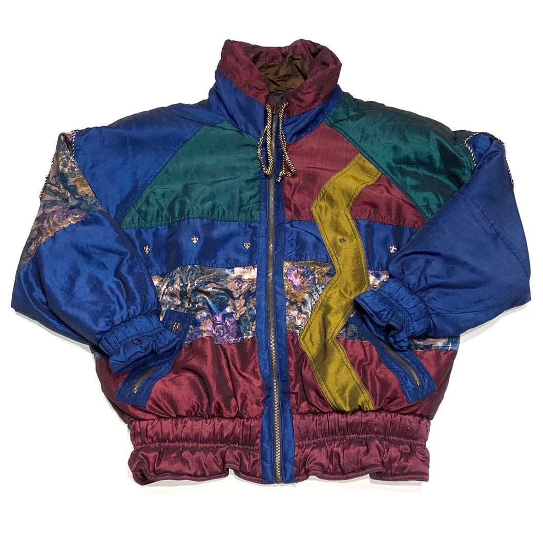 Vintage 90's Chori Color Block Winter Jacket Medium