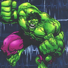 Load image into Gallery viewer, Marvel Incredible Hulk 2002 All Over Print Button Up Shirt Youth Small
