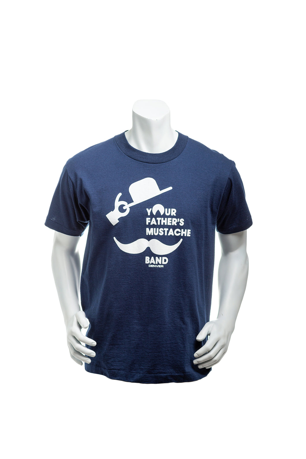 Vintage 90's Your Father's Mustache Band Denver, Colorado Single Stitch T-Shirt Men's Large