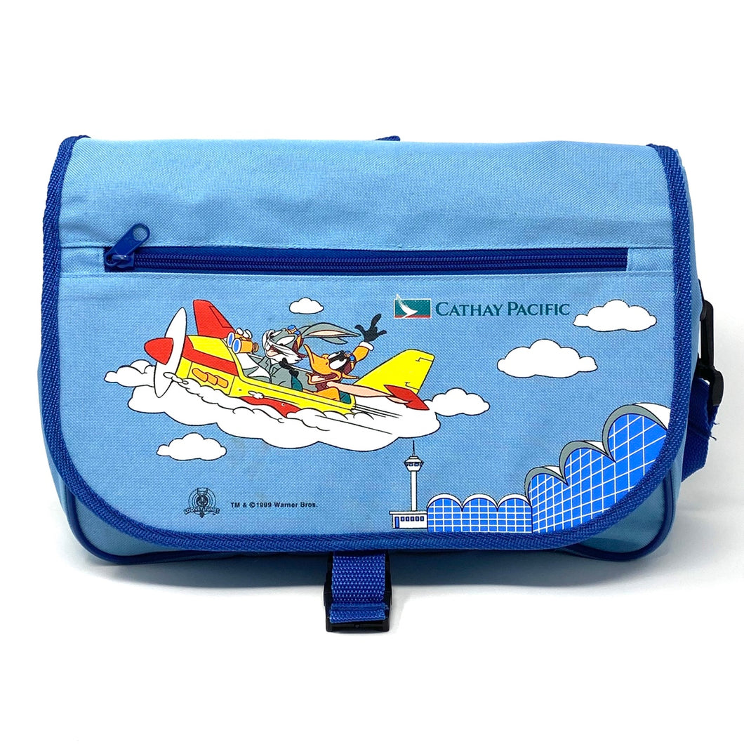 Vintage 1999 Looney Tunes X Cathay Pacific In Flight Kids Backpack/Shoulder Bag