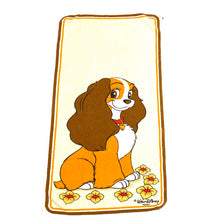 Load image into Gallery viewer, Vintage 70’s Disney Lady and the Tramp Set of 4 Towels
