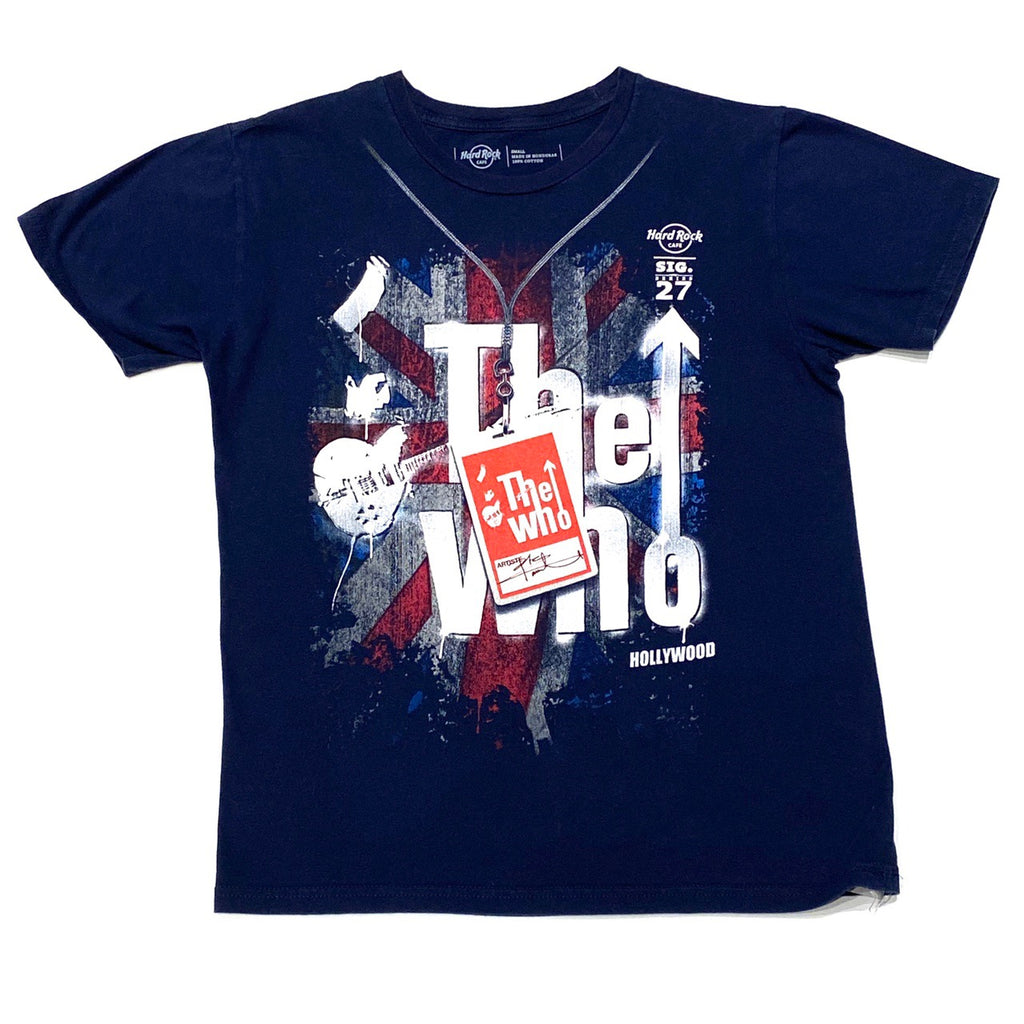 The Who Hard Rock Cafe Hollywood Signature Series 27 T-Shirt Unisex Small