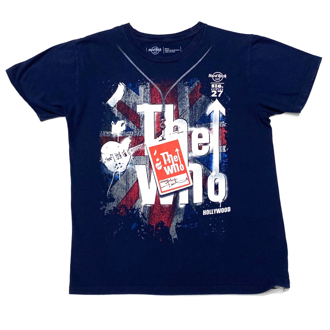 The Who Hard Rock Cafe Hollywood Signature Series 27 T-Shirt Unisex Small