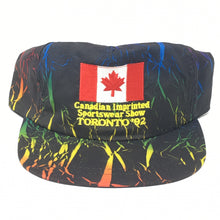 Load image into Gallery viewer, Front view of Vintage 1992 Canadian Imprinted Sportswear Show Toronto Snapback Hat
