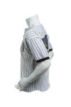 Load image into Gallery viewer, Vintage 1993 Disney NHL Anaheim Mighty Ducks Pinstripe Baseball Jersey Men&#39;s Medium
