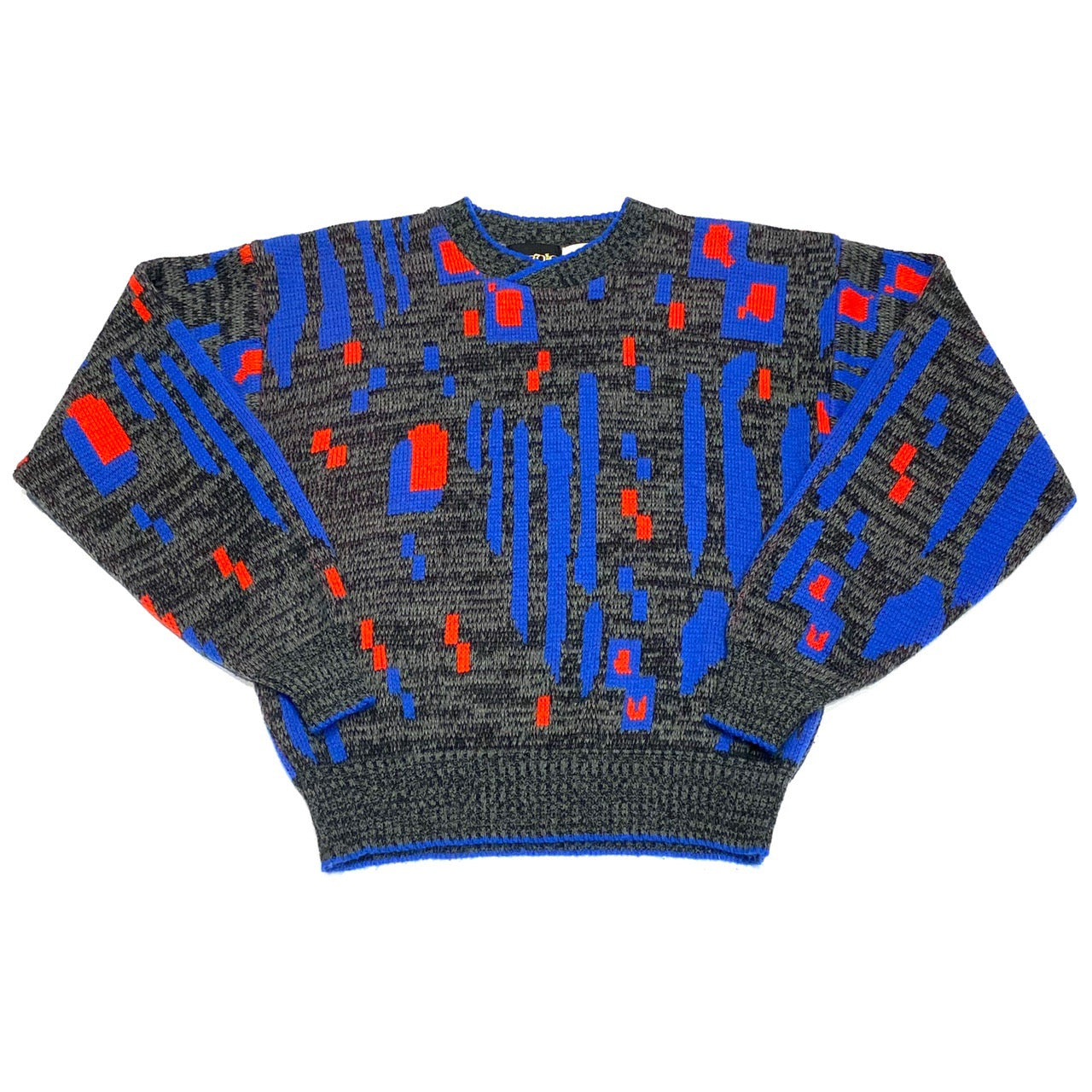 Vintage 90's Nordic Color Block Sweater Mens Large