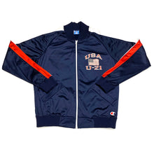 Load image into Gallery viewer, Vintage Champion USA Under 21 Blue Track Jacket Mens M
