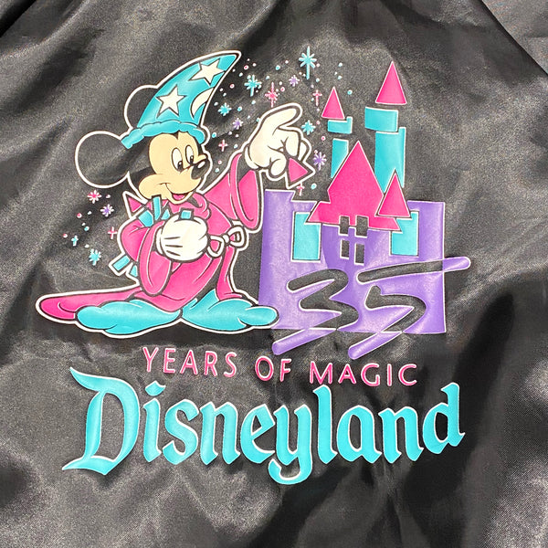 Vintage 1990 Disney 35 Years of Magic Mickey Mouse Satin Jacket Kids Large