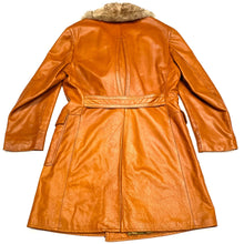 Load image into Gallery viewer, Vintage 70&#39;s Ericson Of Sweden Wolf Fur Leather Jacket Mens 44
