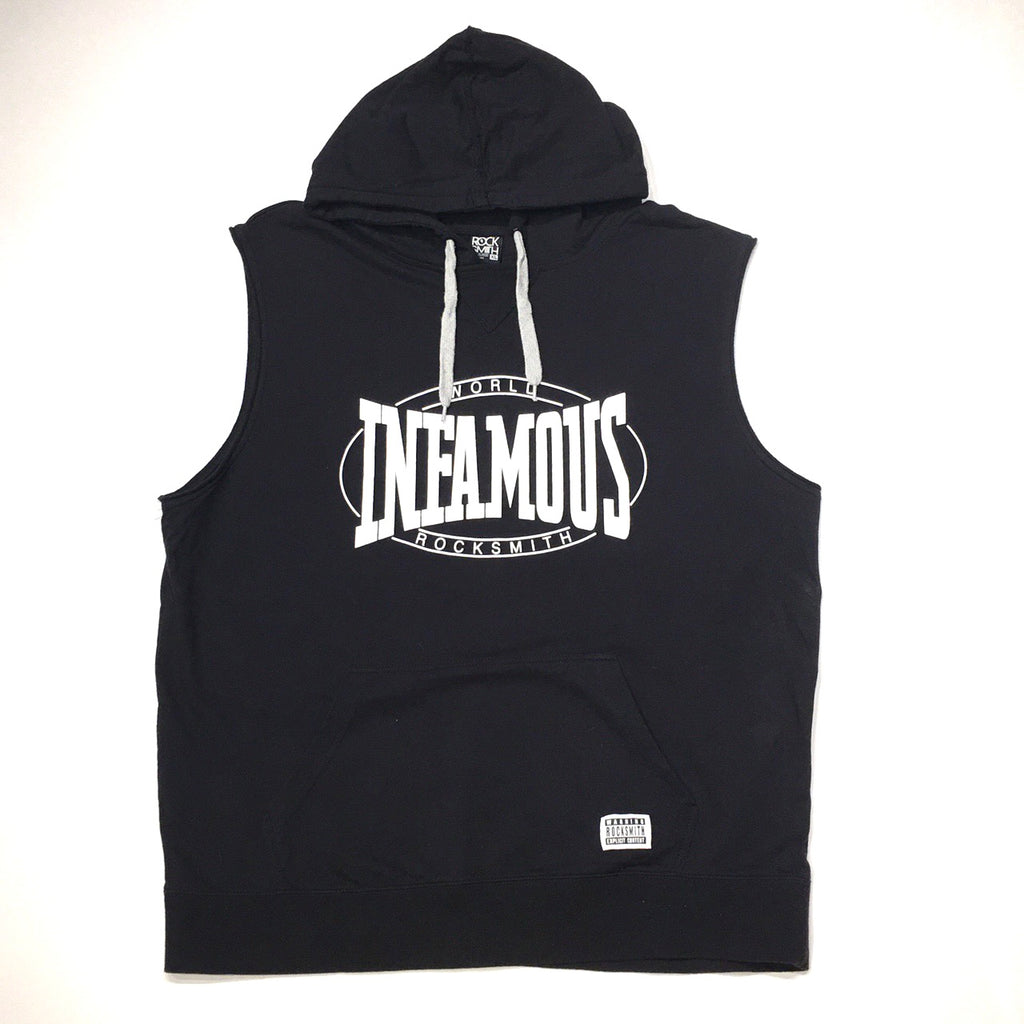 Rocksmith World Infamous Sleeveless Hoodie Mens XL