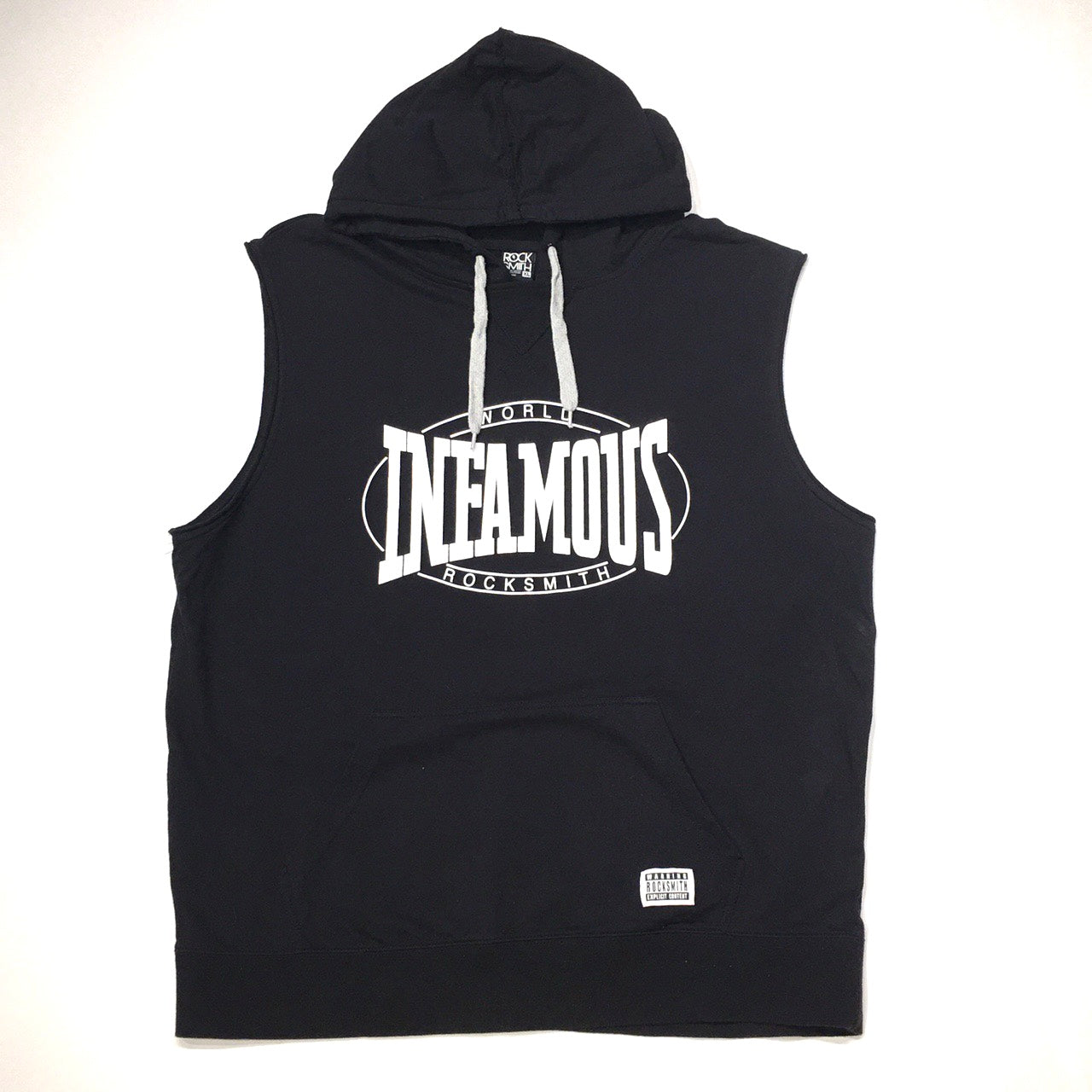 Rocksmith World Infamous Sleeveless Hoodie Mens XL
