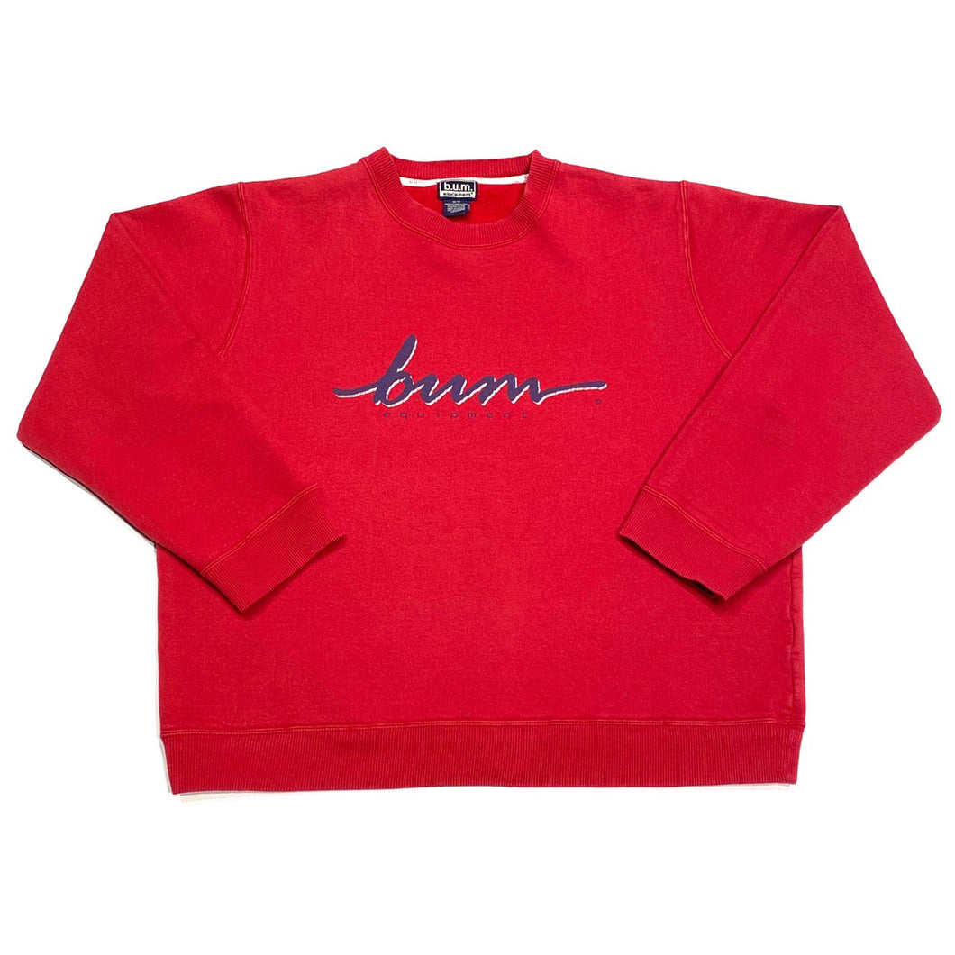 Vintage 90's B.U.M. Equipment Sweatshirt Womens Medium