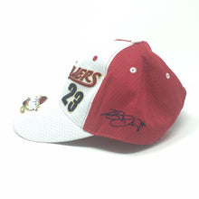 Load image into Gallery viewer, Left side view of Drew Pearson NBA Cleveland Cavaliers Lebron James Strapback Hat One Size
