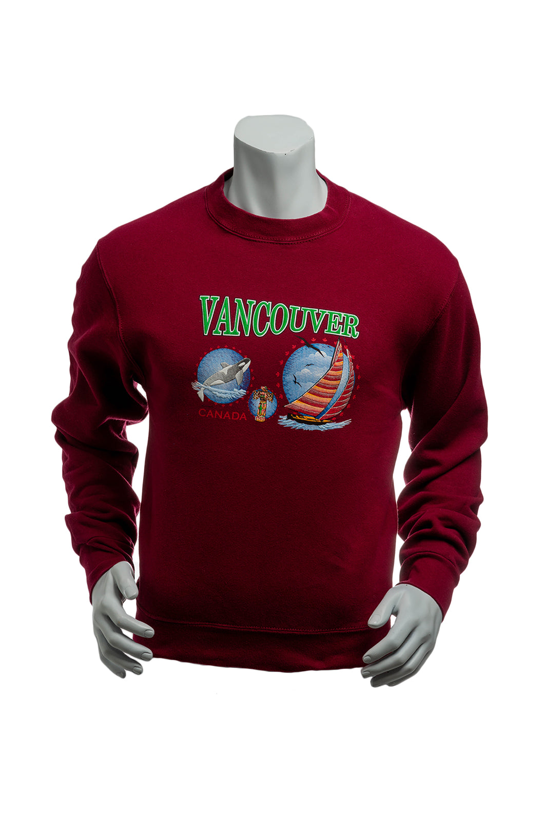 Vintage 80's Vancouver, BC, Canada Sweatshirt Men's Small