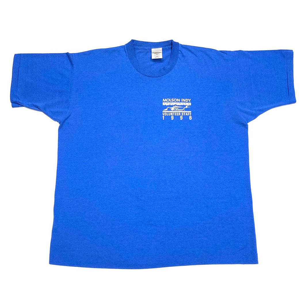 Vintage 1996 Vancouver Molson Indy Volunteer Staff Single Stitch T-Shirt Mens XL