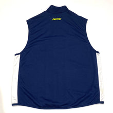 Load image into Gallery viewer, Vintage 90s Nike Blue Neon Yellow Swoosh Active Vest Large
