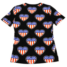 Load image into Gallery viewer, Love Moschino American Hearts T-Shirt Womens Small
