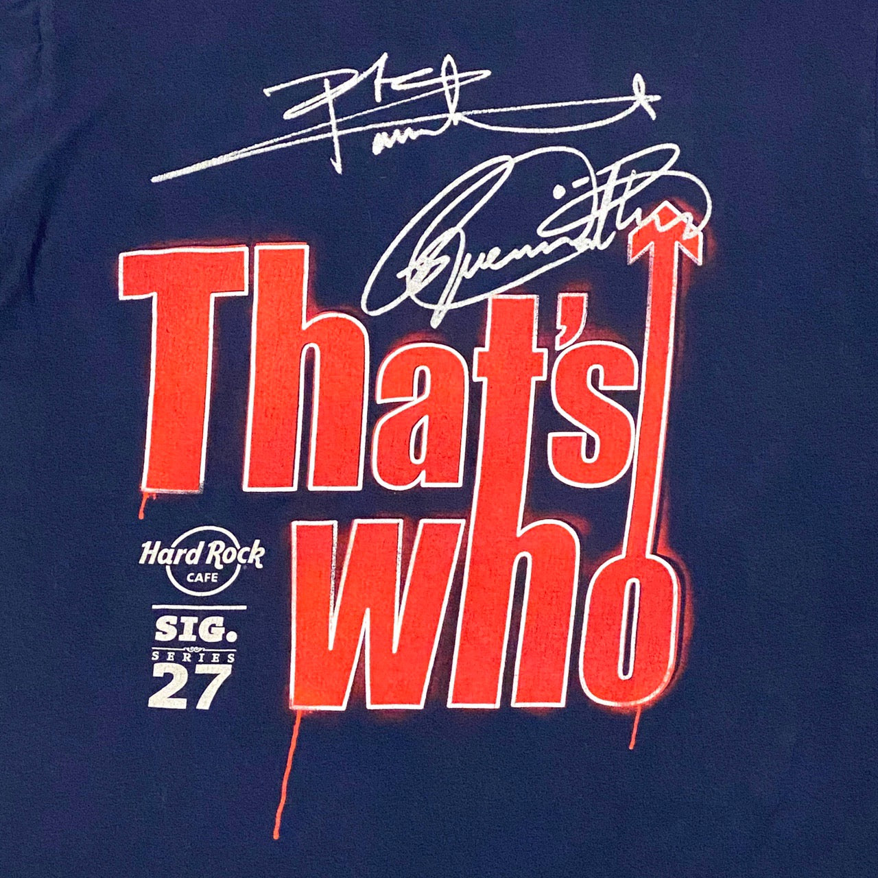 The Who Hard Rock Cafe Hollywood Signature Series 27 T-Shirt Women’s Small