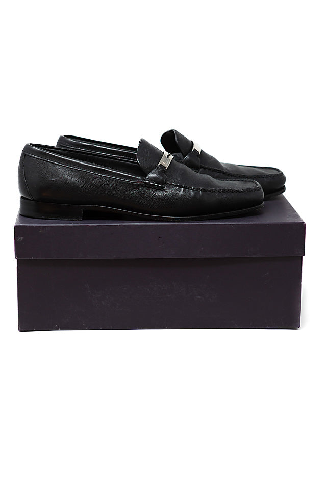 Prada Nero 2D 2121 Grain Calf Shoes Size 9.5 Mens with Box