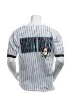 Load image into Gallery viewer, Vintage 1993 Disney NHL Anaheim Mighty Ducks Pinstripe Baseball Jersey Men&#39;s Medium
