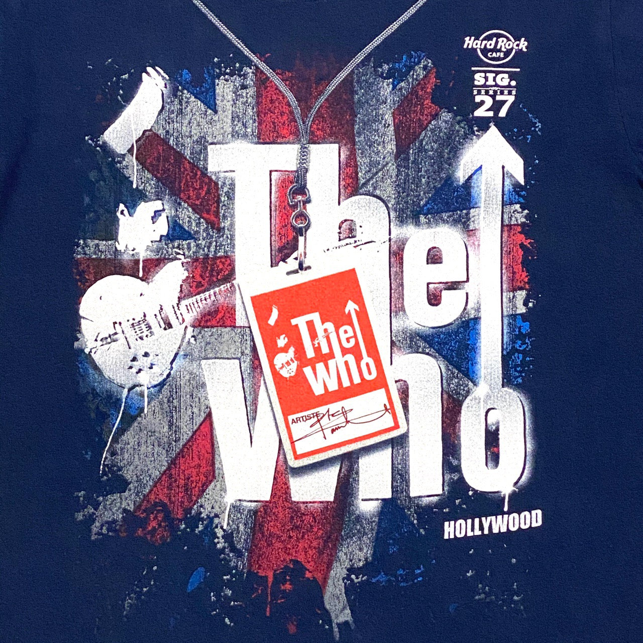 The Who Hard Rock Cafe Hollywood Signature Series 27 T-Shirt Women’s Small