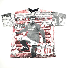 Load image into Gallery viewer, Vintage 90&#39;s Eric Cantona All Over Print Single Stitch T-Shirt Mens Medium
