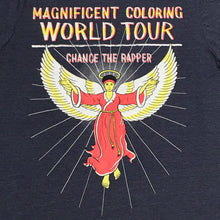 Load image into Gallery viewer, Chance the Rapper 2016 Magnificent Coloring Book World Tour T-Shirt Mens XL
