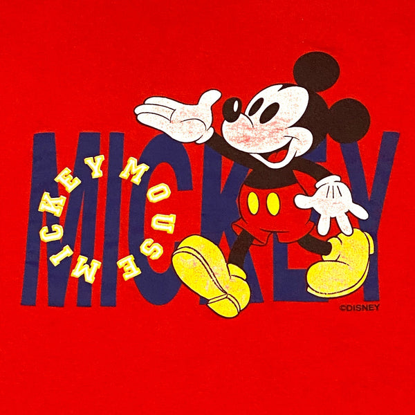 Vintage 90's Disney Mickey Mouse Single Stitch T-Shirt Mens XL