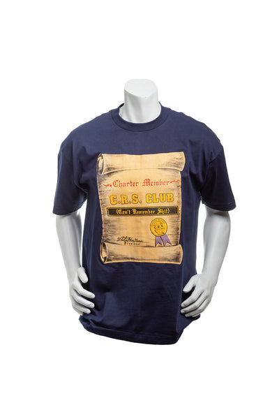 Like New Vintage 90's C.R.S. (Can't Remember Shit) Club Charter Member Single Stitch T-Shirt Men's XL
