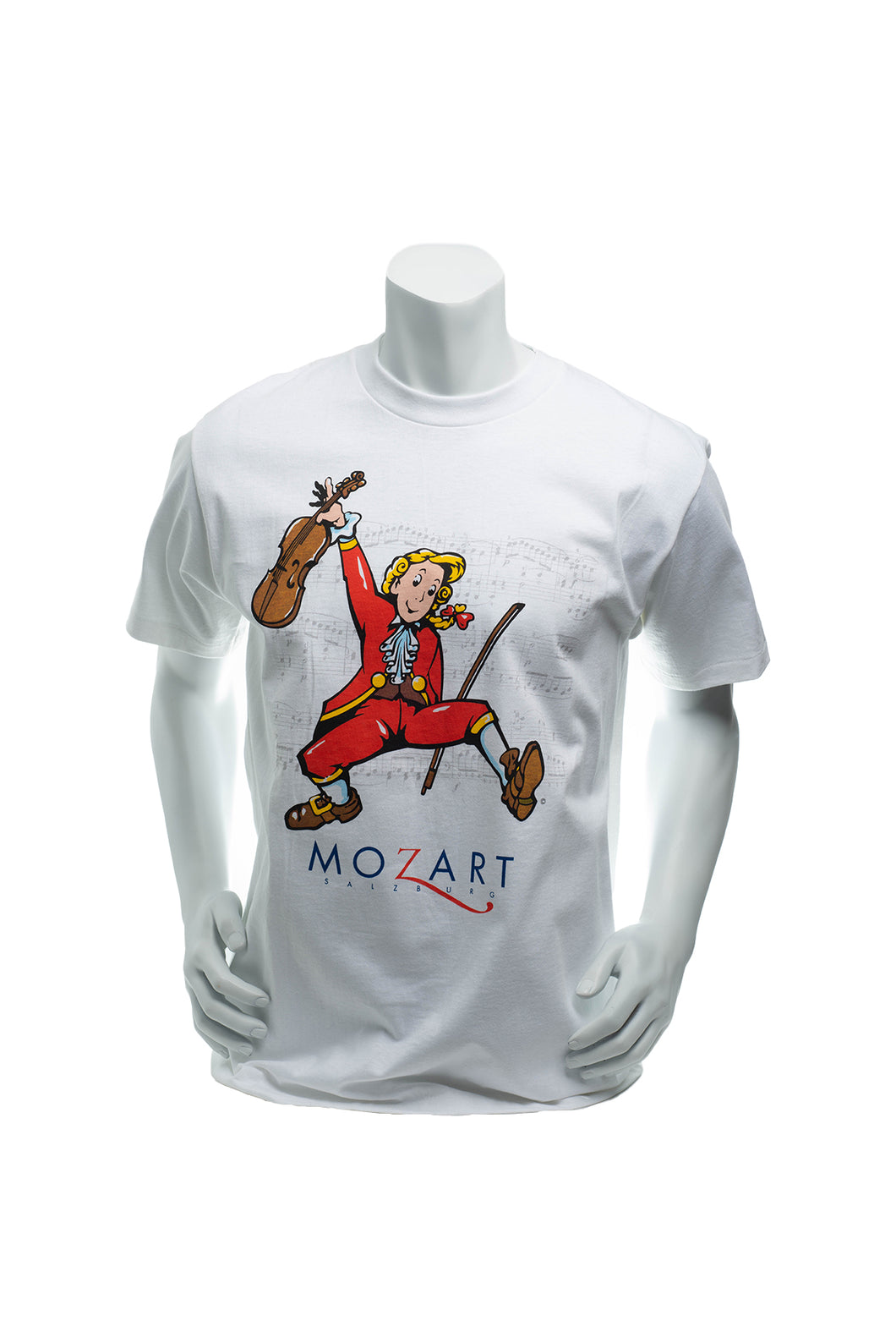 Like New Vintage 90's Mozart Salzburg, Austria Double Sided Graphic Single Stitch T-Shirt Men's Large