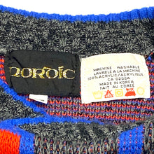 Load image into Gallery viewer, Vintage 90&#39;s Nordic Color Block Sweater Mens Large

