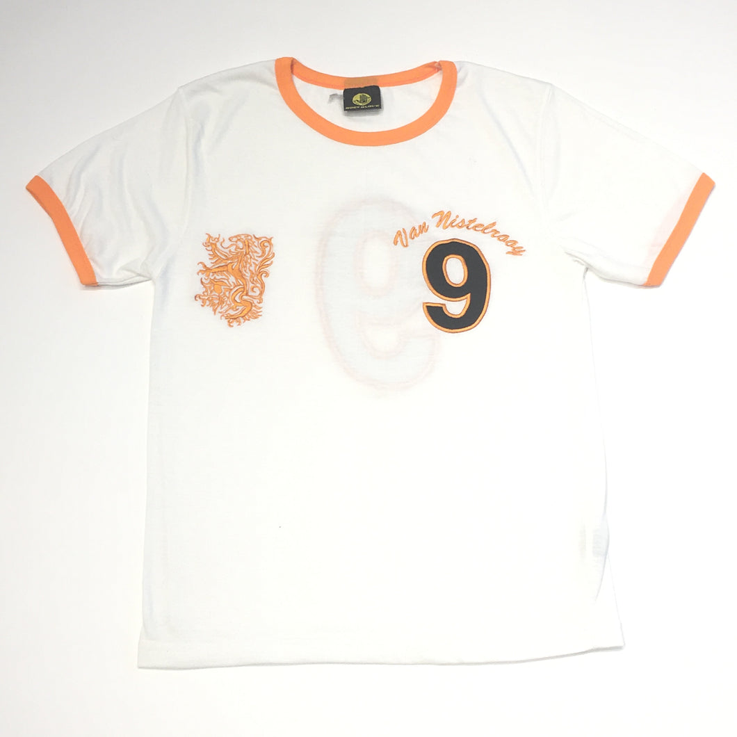 Body Glove Holland Van Nistelrooy Embroidered Ringer T-Shirt Mens Small