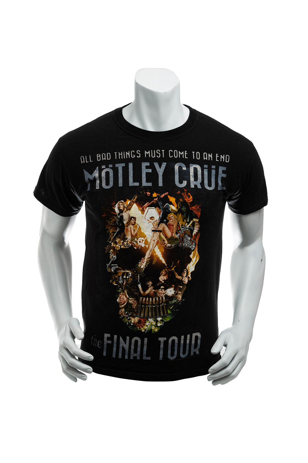 2014 Mötley Crüe The Final Tour T-Shirt Men's Small