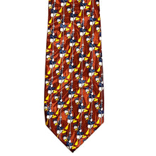 Load image into Gallery viewer, Closeup view of Disney Donald Duck All Over Print Necktie
